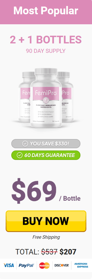 FemiPro price 3 bottle